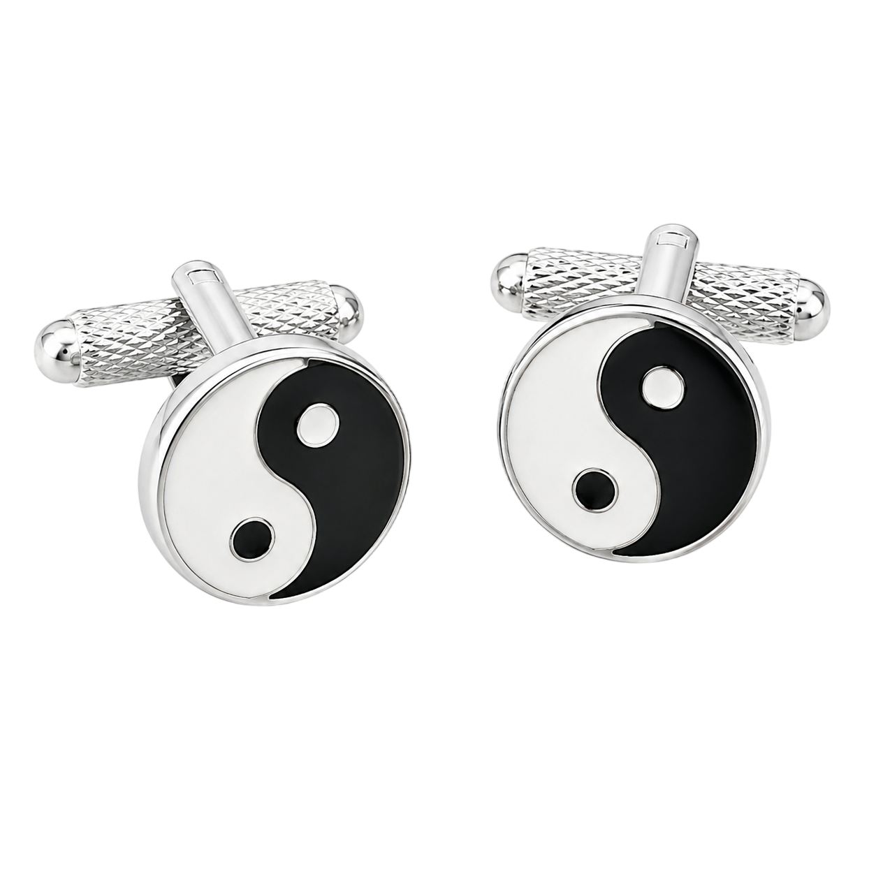 yin yang cufflinks