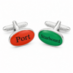 port starboard cufflinks