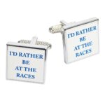 I'd Rather Be at the Races Cufflinks