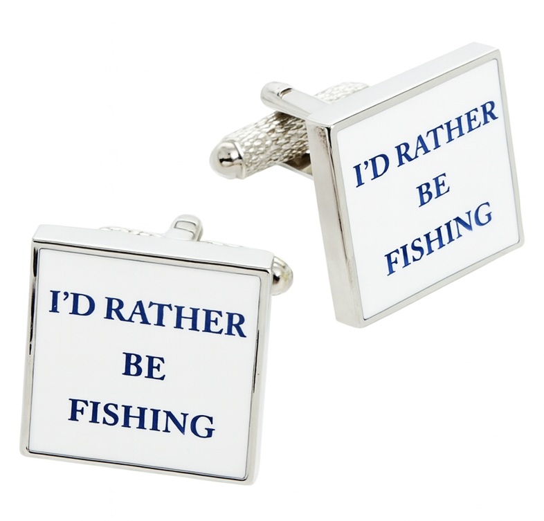 I'd rather be fishing cufflinks