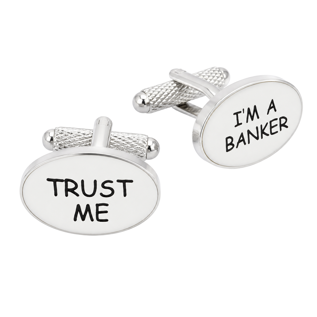 banker cufflinks