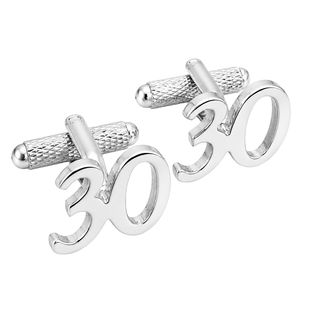 '30' cufflinks