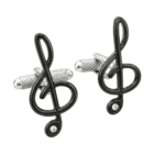 treble clef cufflinks