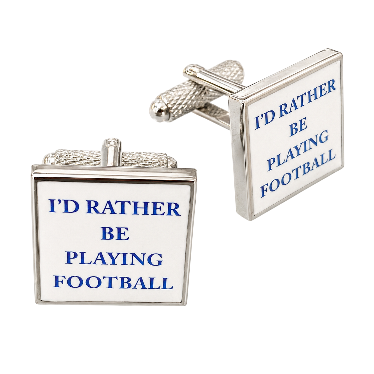 I'd rather be playing football cufflinks