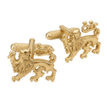 england gold lion cufflinks