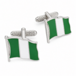nigeria flag cufflinks