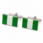 nigeria flag cufflinks