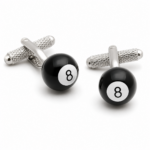 8 ball cufflinks
