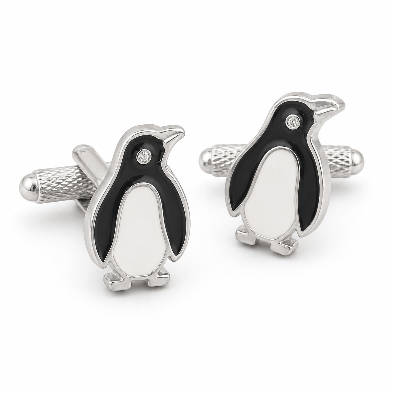 penguin cufflinks