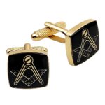 Masonic (Black/Gold) Cufflinks