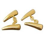 Tusks-Gilt Cufflinks