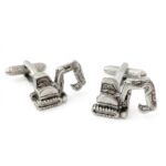 Excavator Cufflinks
