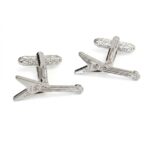 V-Shaped Guitar Cufflinks