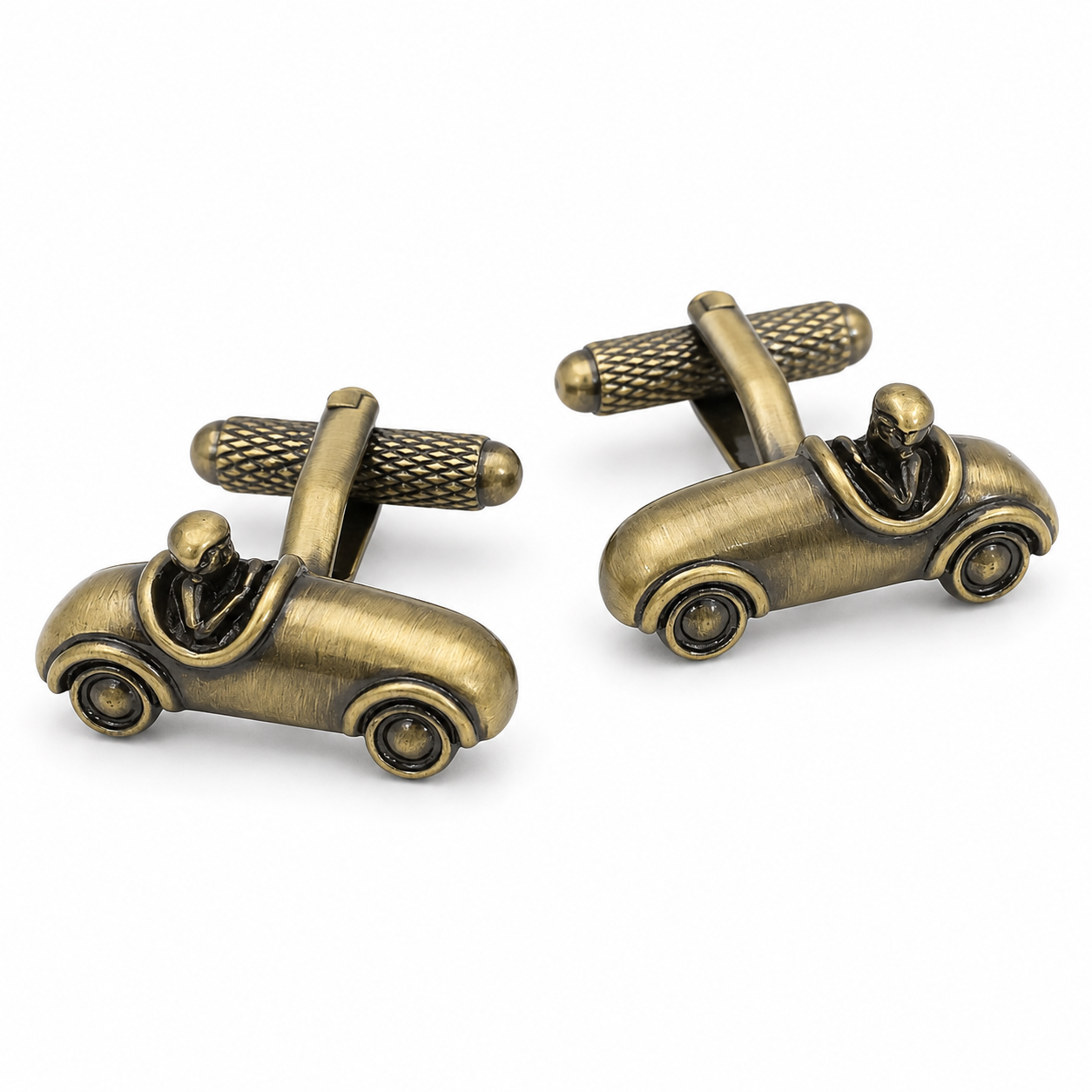 vintage racing car cufflinks