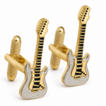 electric guitar cufflinks