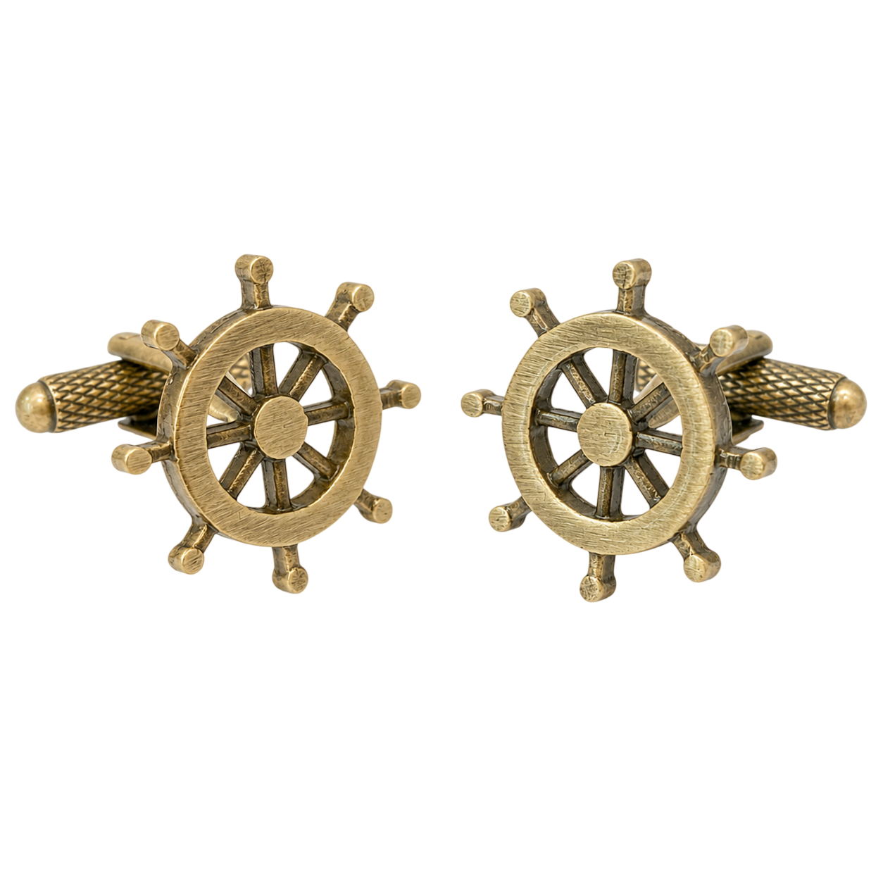 ship's wheel cufflinks