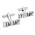 page boy wedding cufflinks