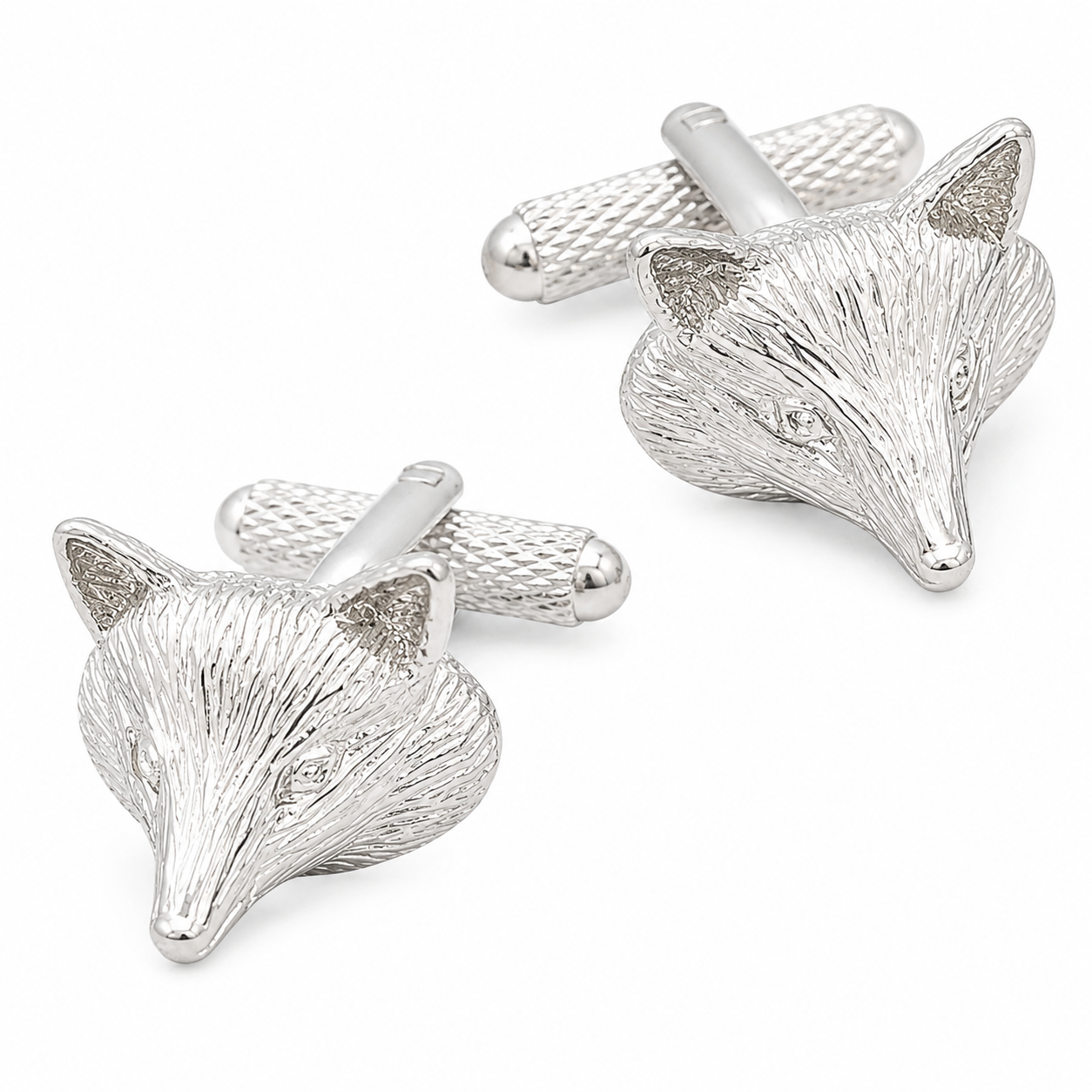 fox head cufflinks