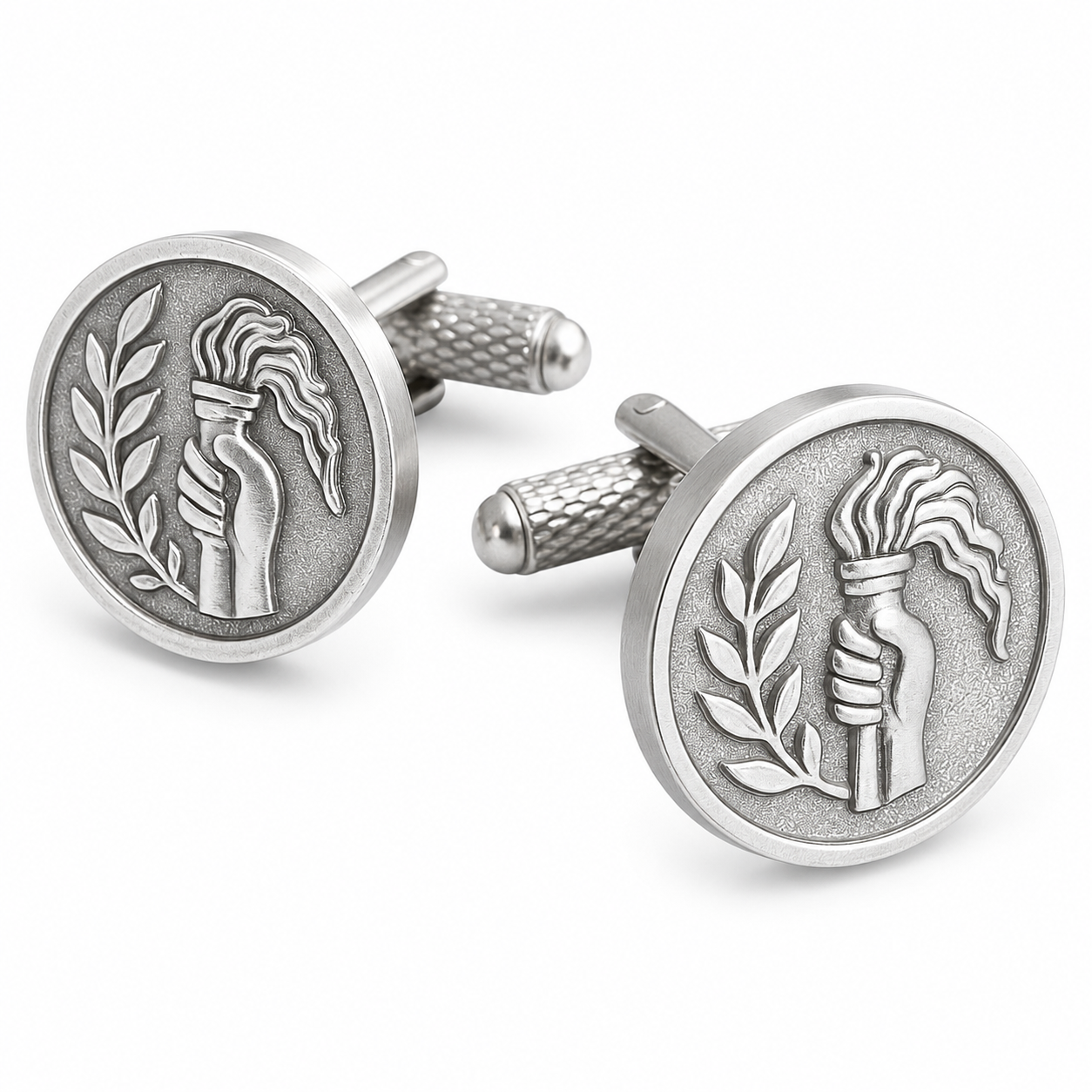 victory torch cufflinks