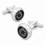 compass cufflinks