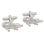 crocodile cufflinks