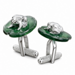 frog cufflinks