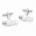 light bulb cufflinks