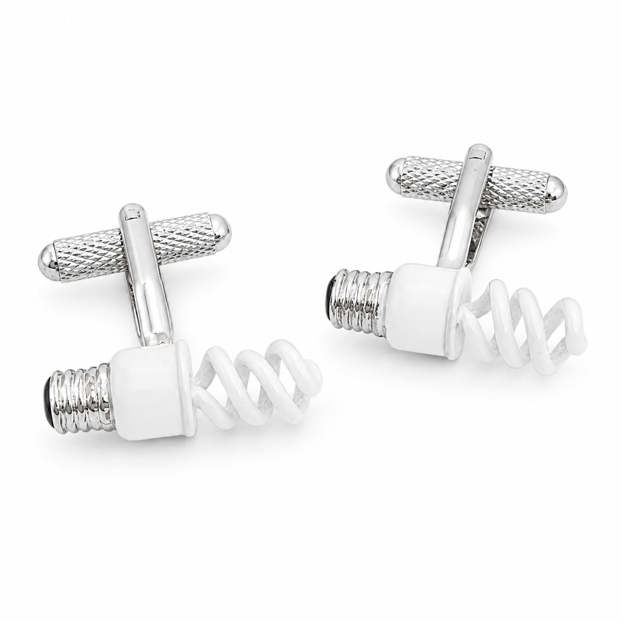 light bulb cufflinks