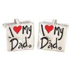 I Love My Dad Cufflinks