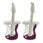Electric Guitar (Purple) Cufflinks