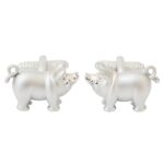 Porky With Curly Tail Cufflinks
