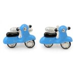 Blue Vespa Cufflinks