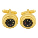 Compass Gilt Cufflinks