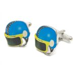 Motorbike Helmet Cufflinks