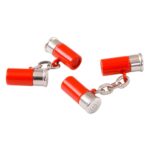 Cartridge - Red Chain Link Cufflinks