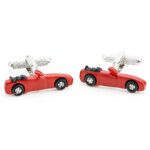 Red Sports Car Cufflinks