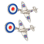 Spitfire + Roundel Chain Link Cufflinks