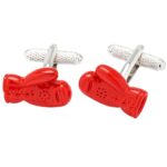 Boxing Gloves Red Cufflinks