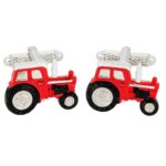 Tractor-Red Cufflinks