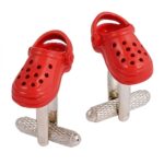 Crocs-Red Cufflinks