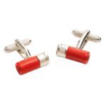 Cartridge Red Cufflinks
