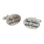 Step Father of the Groom Cufflinks