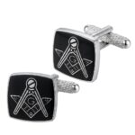 Masonic ‘G’-black Cufflinks