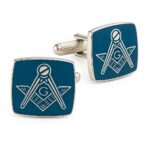 Masonic ‘G’-blue Cufflinks