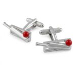 Cricket Wicket Bat & Ball Cufflinks