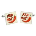 Red Hot Chilli Cufflinks