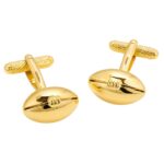 Rugby Ball (Gilt) Cufflinks