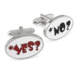 Yes/No Cufflinks