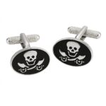 Skull With Crossed Swords Cufflinks