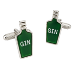 gin bottle cufflinks